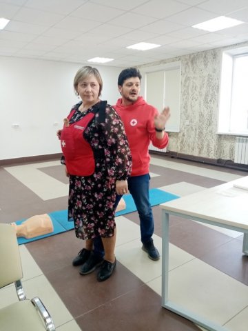 Преподавателей обучили навыкам оказания первой помощи 
