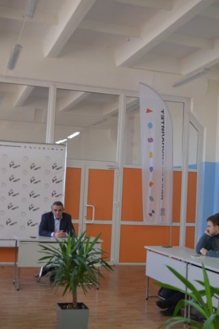 Встреча представителей студенческого сообщества Челябинского-механико-технологического техникума и директора техникума Андрея Николаевича Андрющенко 