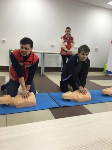 Занятие по оказанию первой медицинской помощи 