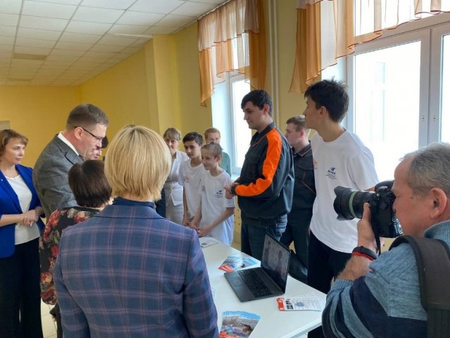 Открытие губернаторского инженерного класса 