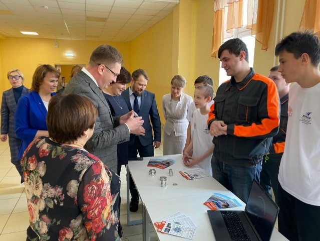 Открытие губернаторского инженерного класса 