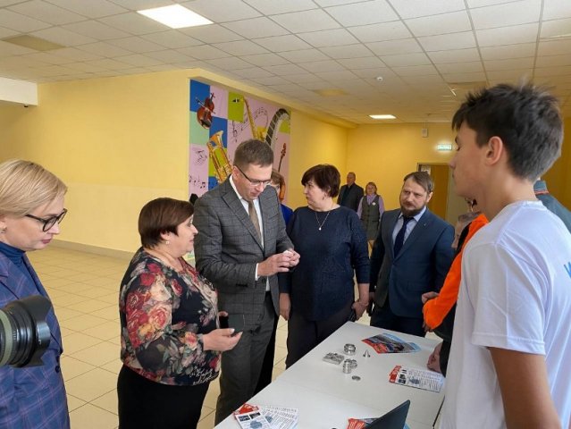Открытие губернаторского инженерного класса 