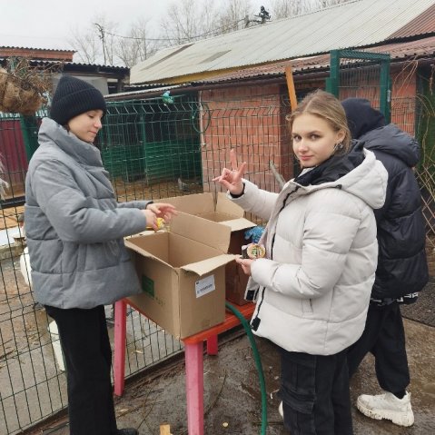 Посещение приюта "Спаси меня"