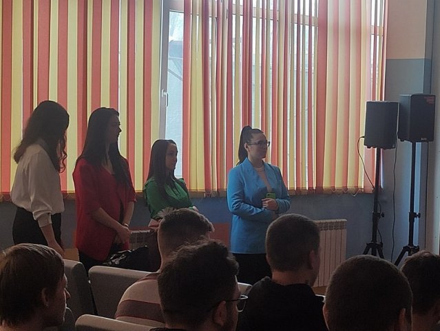 Профориентационная встреча студентов с советом молодежи ГП "Конар" 