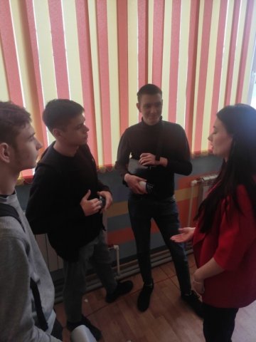 Профориентационная встреча студентов с советом молодежи ГП "Конар" 