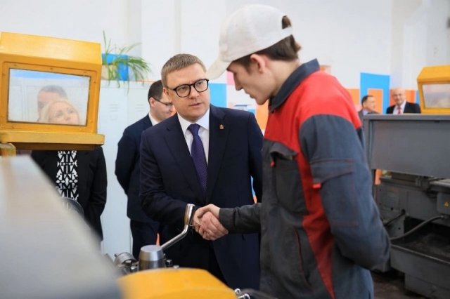 Посещение губернатором техникума
